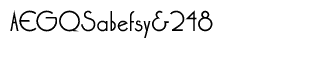 Retro fonts M-Z: Xctasy Sans Medium  alternate version