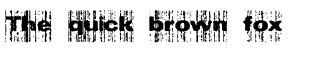 Decorative fonts: Xerox Malfunction (BRK)