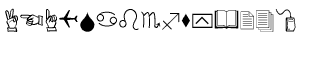 Symbol fonts: XIngyDing