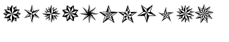 Xstars And fonts: Xstars And Stripes Two