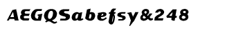 Handwriting fonts: Xyperformulaic Serif Bold