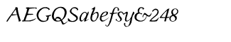 Handwriting fonts: Yan Series 333 JY LF Italic